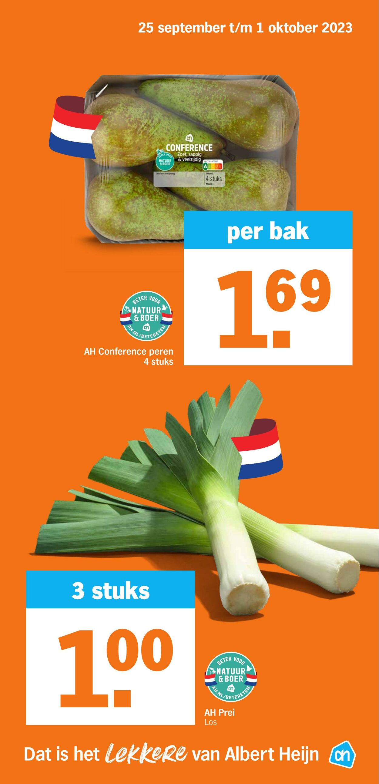 Folder Albert Heijn 25.09.2023 - 01.10.2023