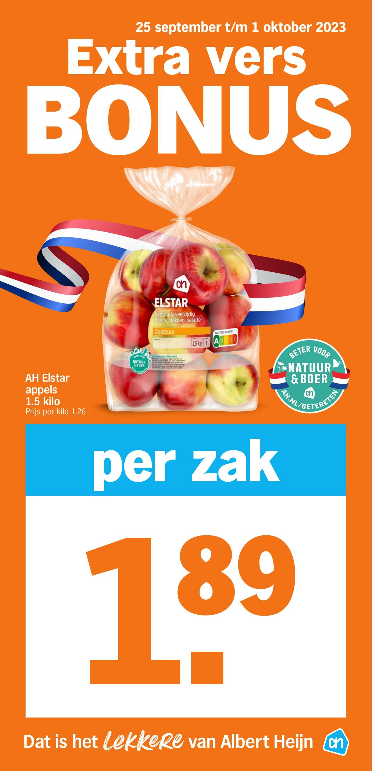 Folder Albert Heijn 25.09.2023 - 01.10.2023