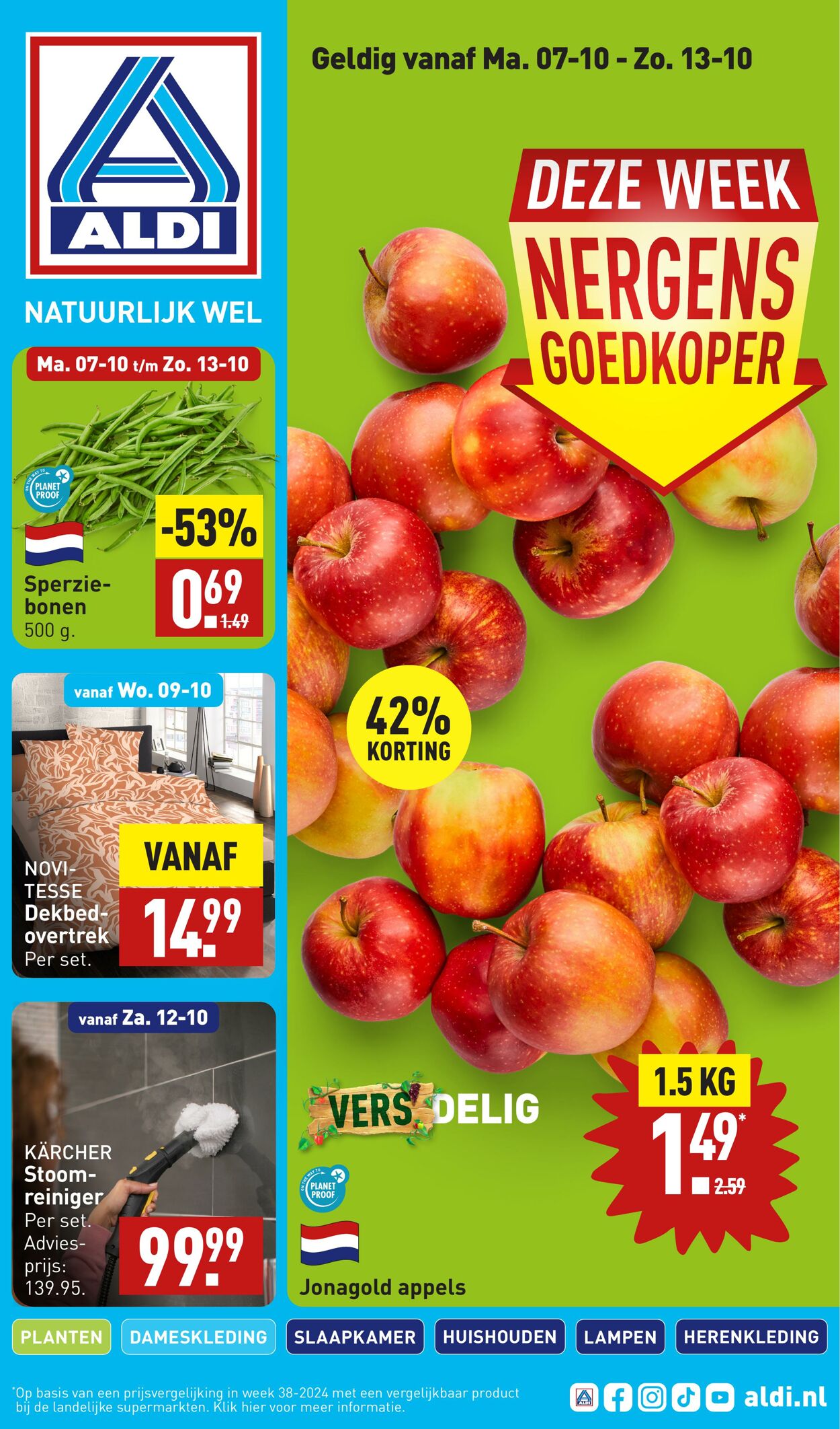 Folder Aldi - ALDI folder van volgende week 7 okt., 2024 - 13 okt., 2024