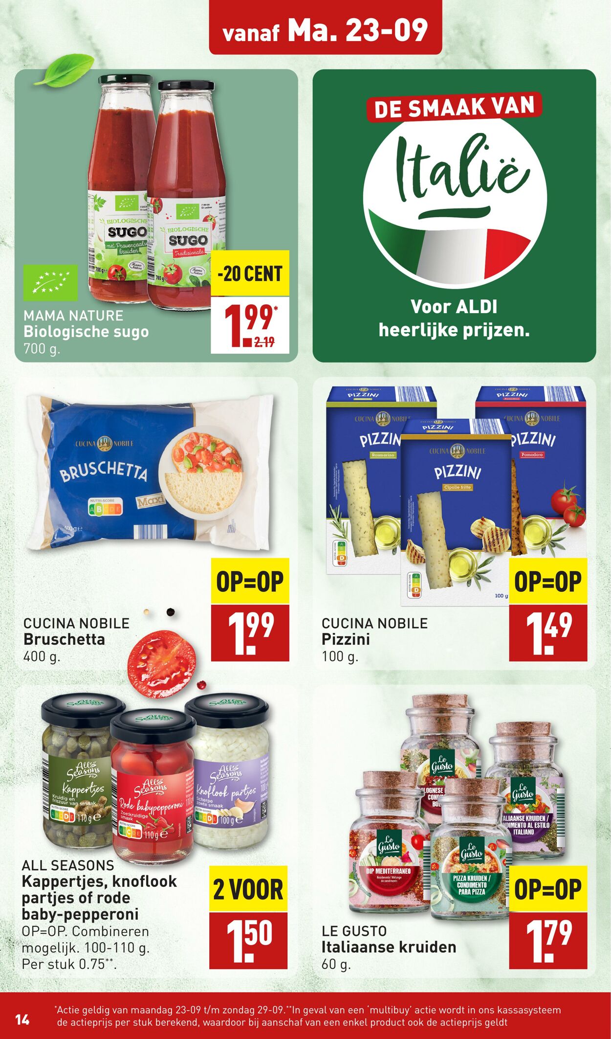 Folder Aldi 23.09.2024 - 29.09.2024