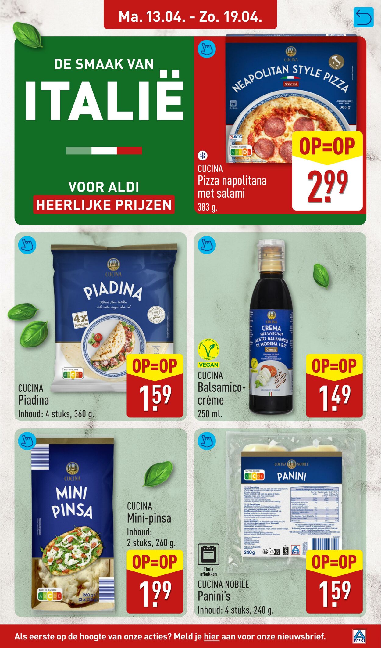 Folder Aldi 13.04.2026 - 19.04.2026