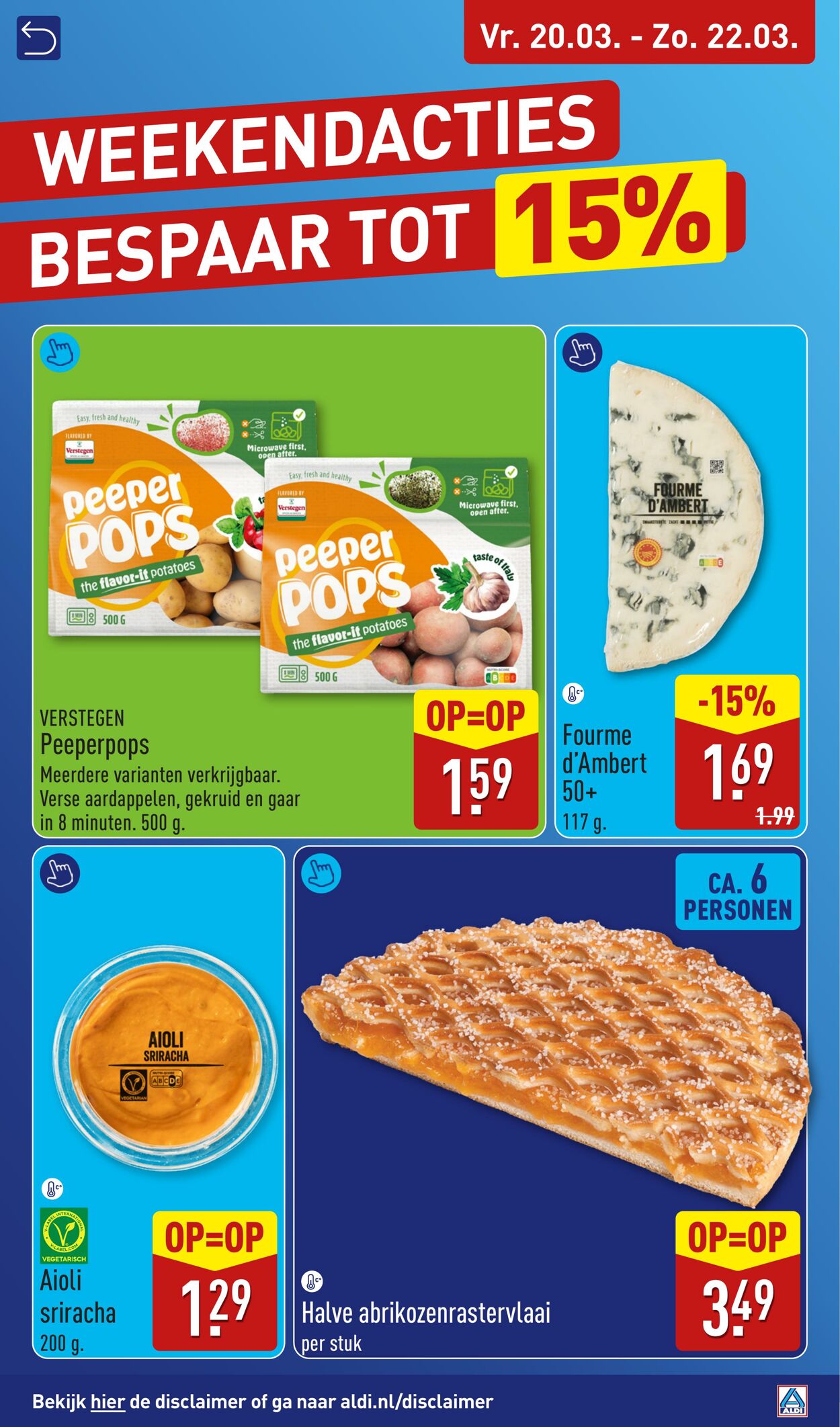 Folder Aldi 20.03.2026 - 22.03.2026