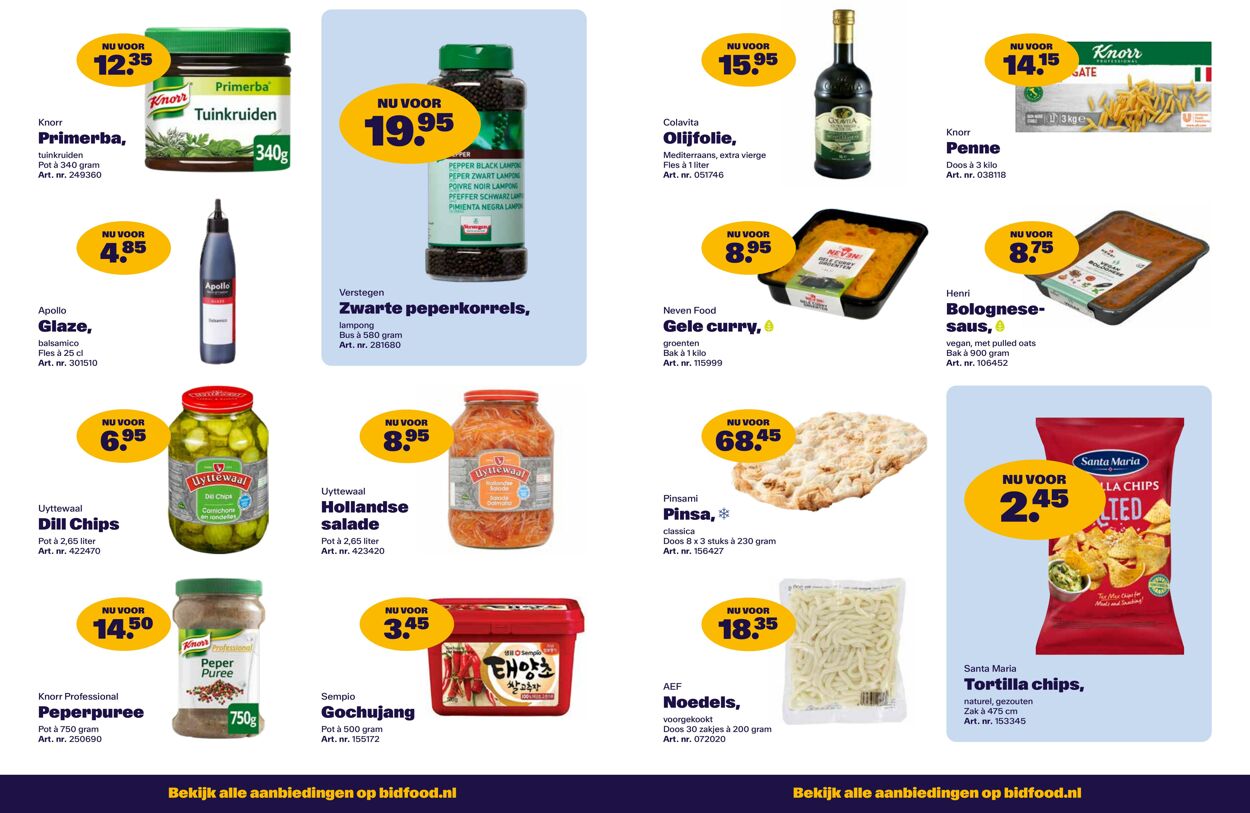 Folder Bidfood 01.09.2025 - 14.09.2025