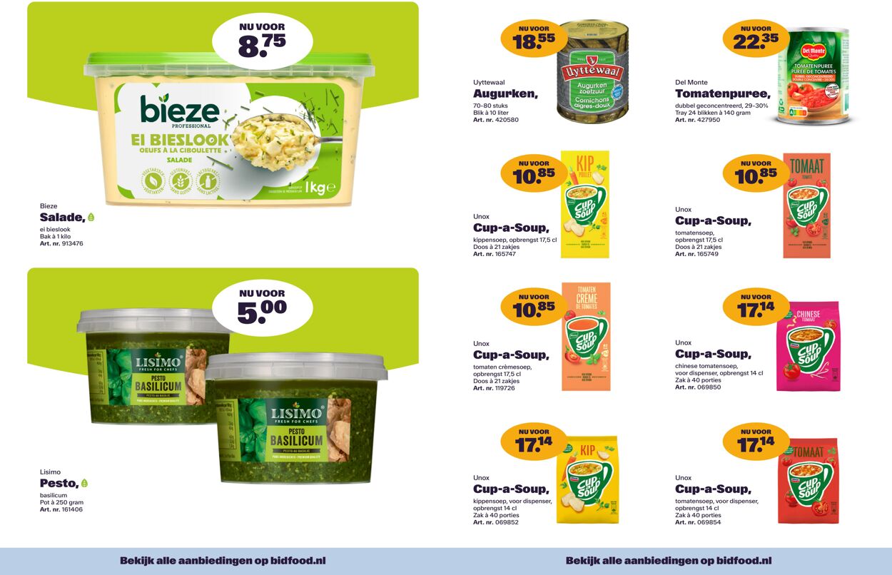 Folder Bidfood 06.10.2025 - 19.10.2025
