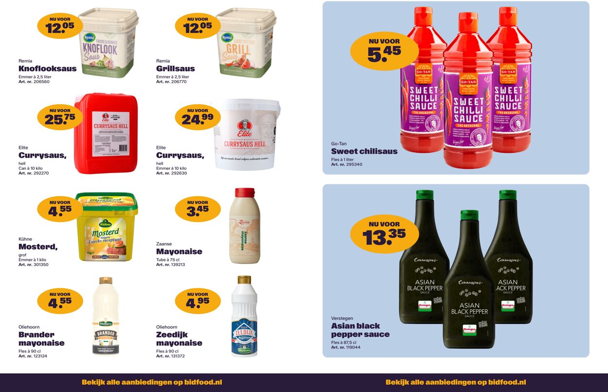 Folder Bidfood 06.10.2025 - 19.10.2025
