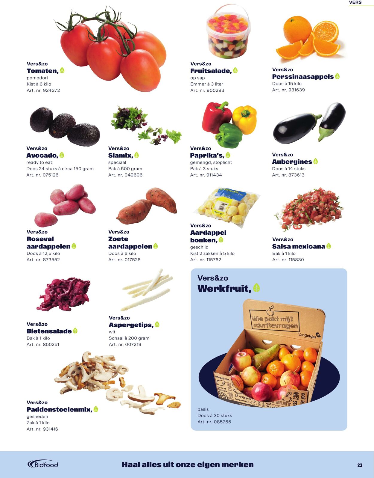 Folder Bidfood 27 mei, 2025