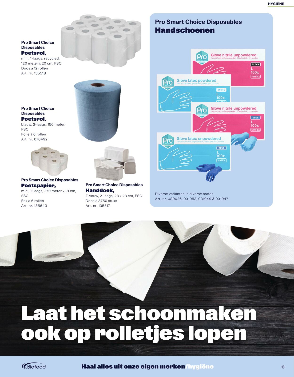 Folder Bidfood 27 mei, 2025