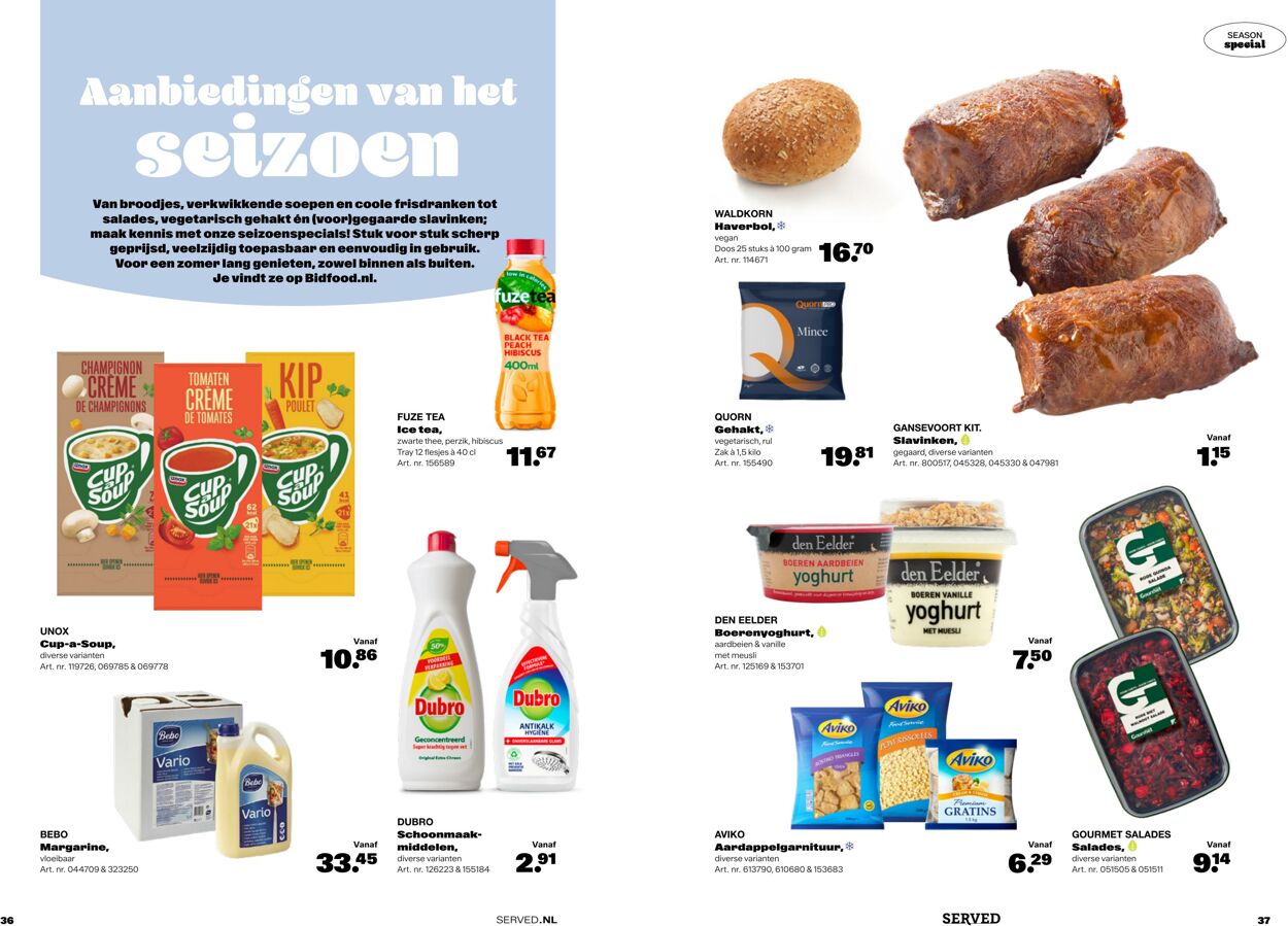 Folder Bidfood 13.06.2025 - 13.09.2025