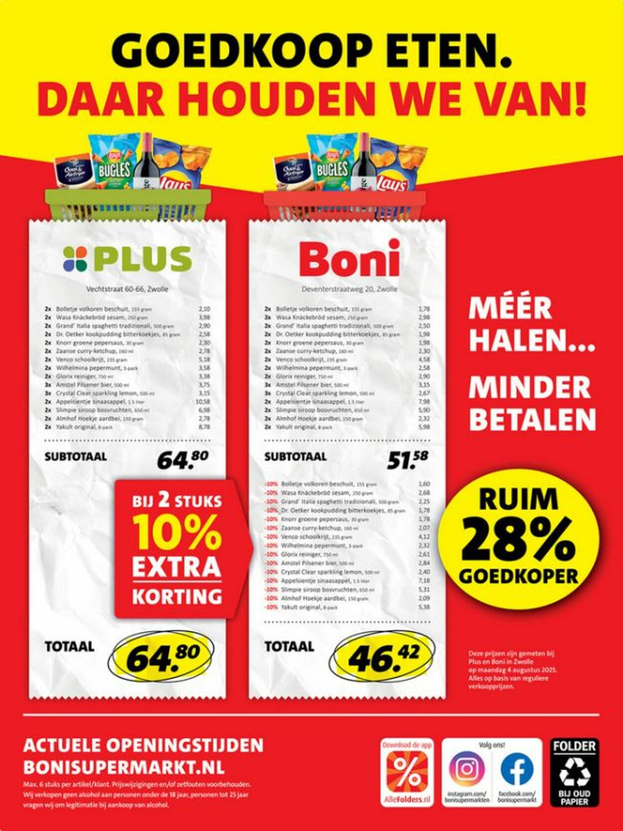 Folder Boni 18.08.2025 - 24.08.2025