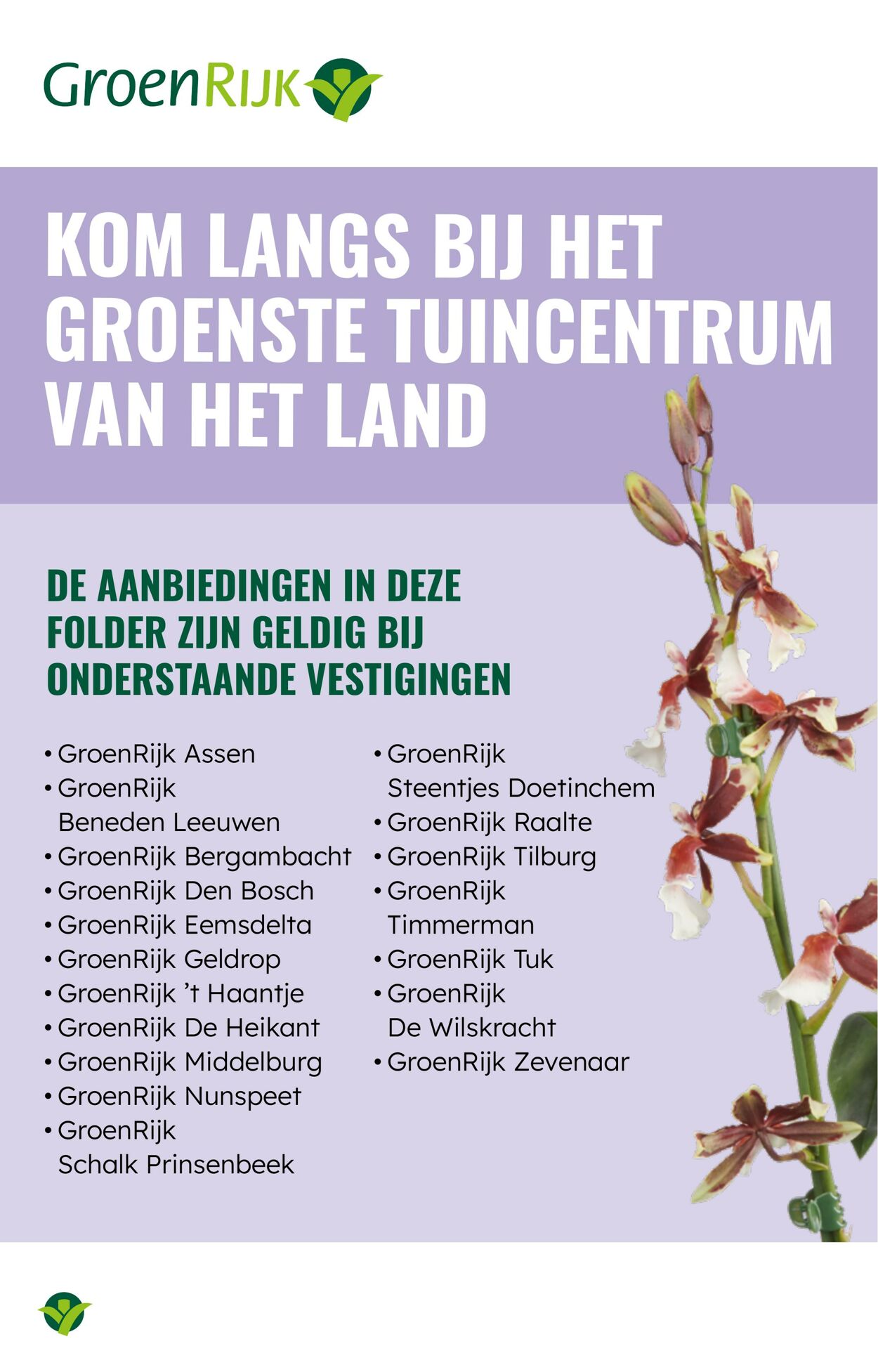 Folder Groenrijk 22.10.2025 - 28.10.2025
