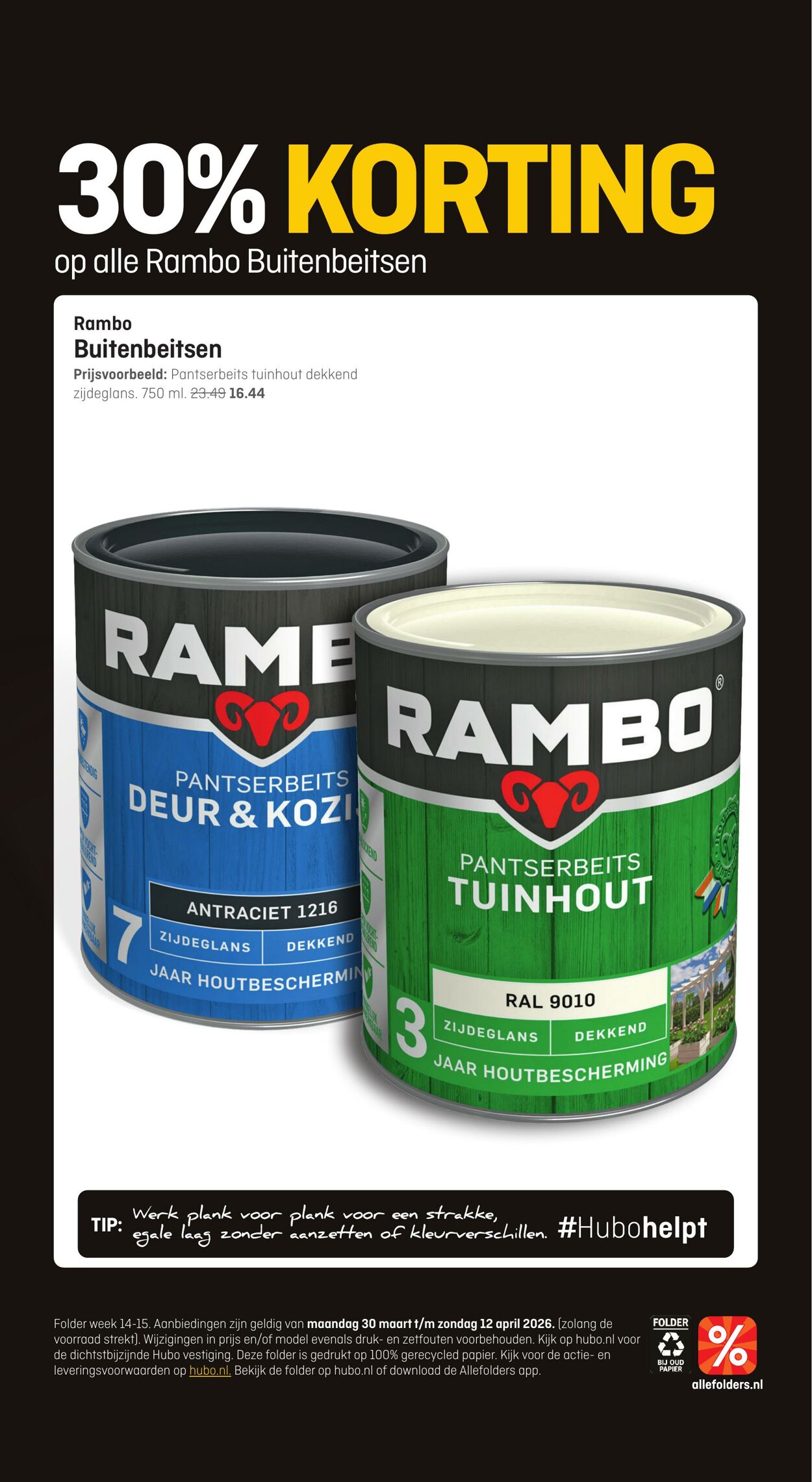 Folder Hubo 30.03.2026 - 07.04.2026
