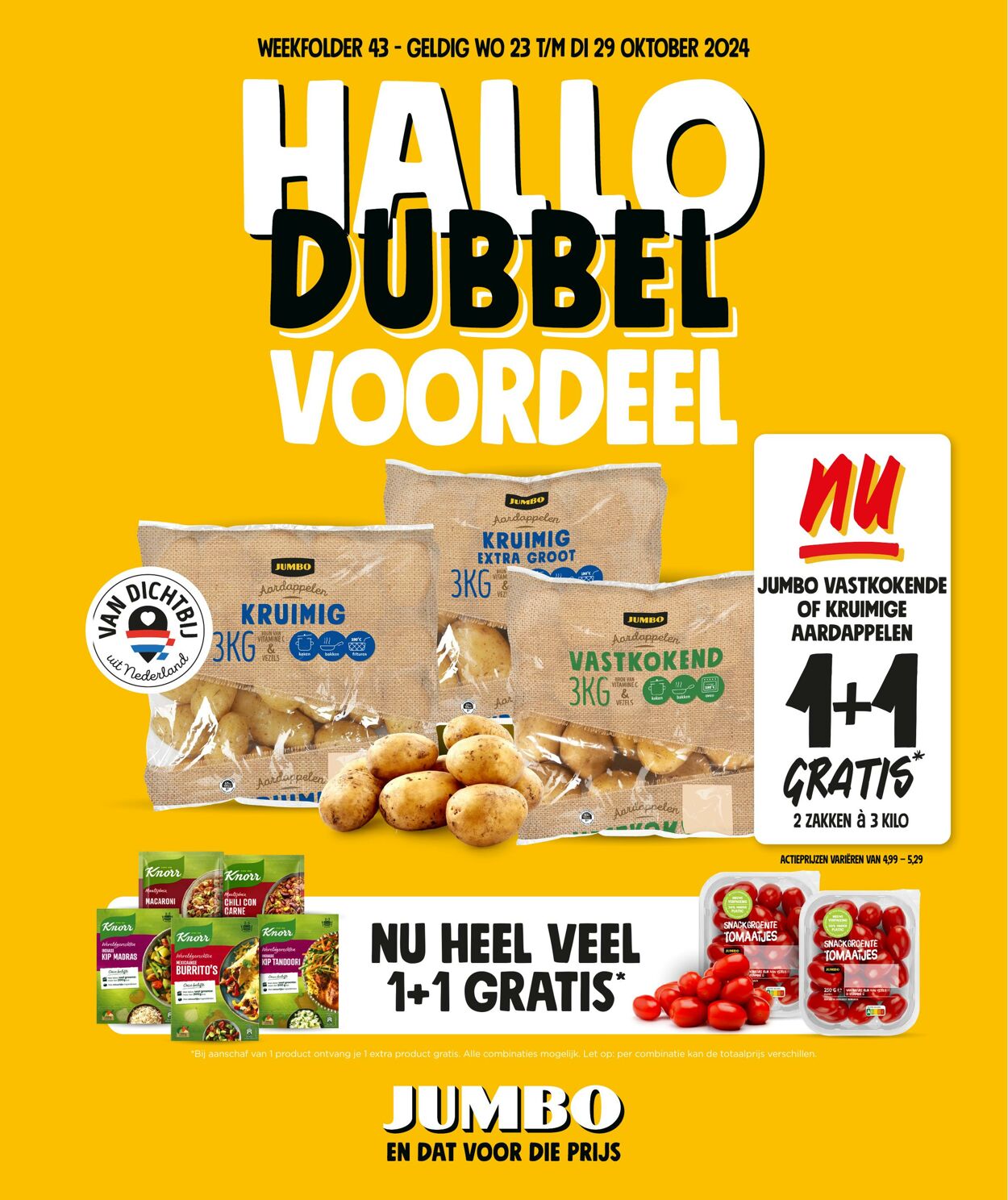 Folder Jumbo - Blader door de actiefolder van week 43 - Jumbo Supermarkten - Pagina 1 23 okt., 2024 - 29 okt., 2024