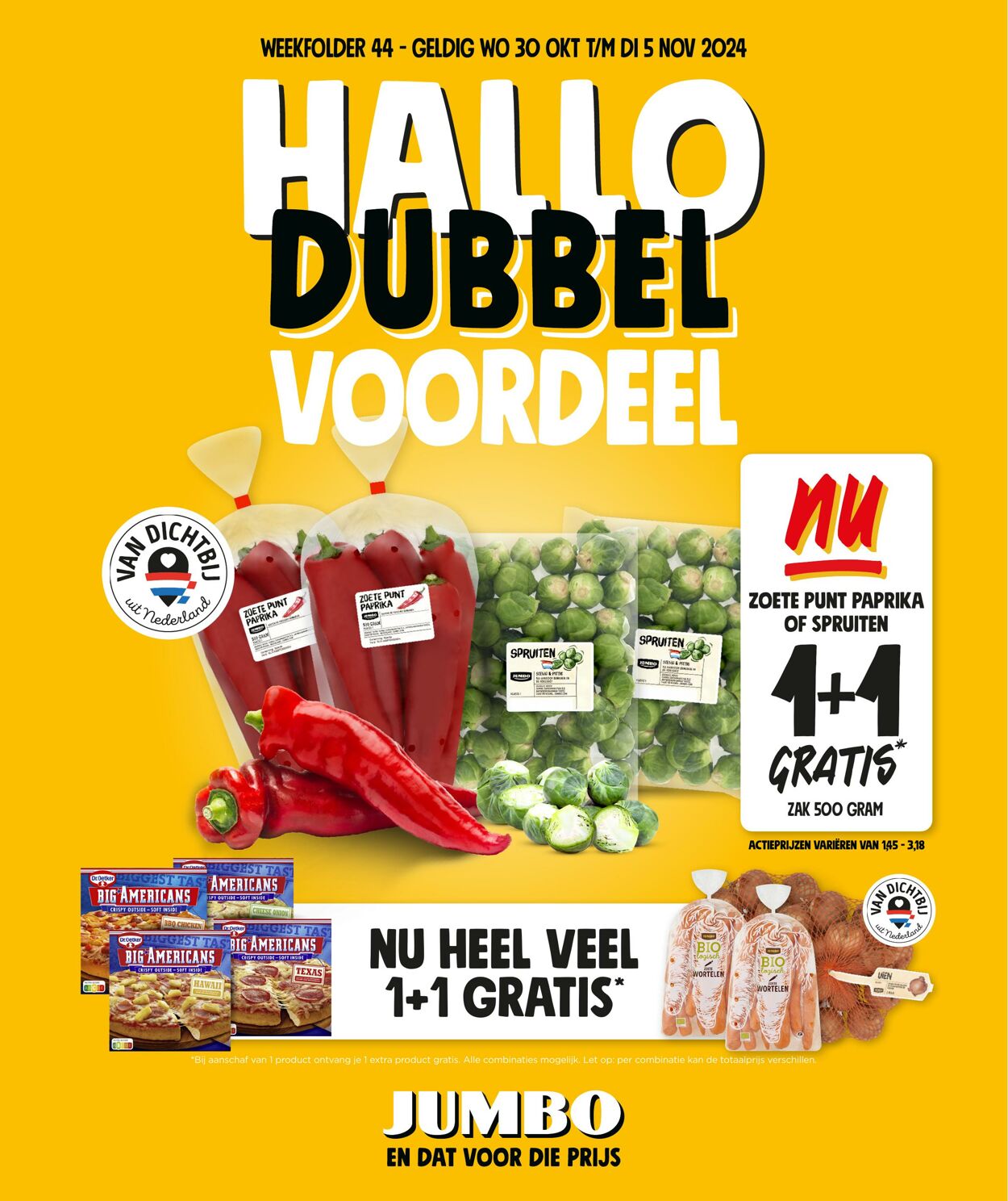 Folder Jumbo - Blader door de actiefolder van week 44 - Jumbo Supermarkten - Pagina 1 30 okt., 2024 - 5 nov., 2024