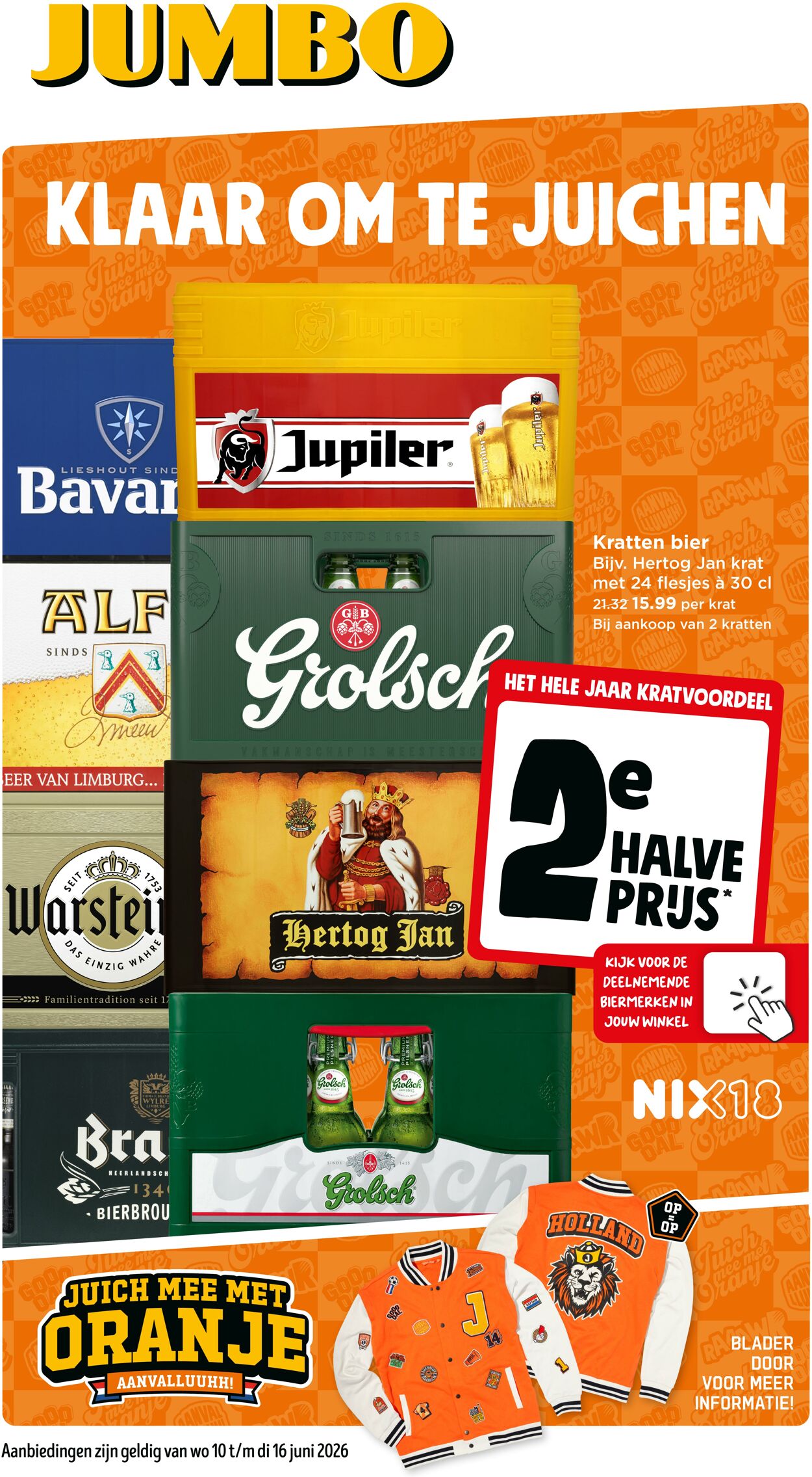 Folder Jumbo - Jumbo actiefolder - week 24 - 10 juni t/m 16 juni 2026 - Pagina 1 8 jun., 2026 - 16 jun., 2026