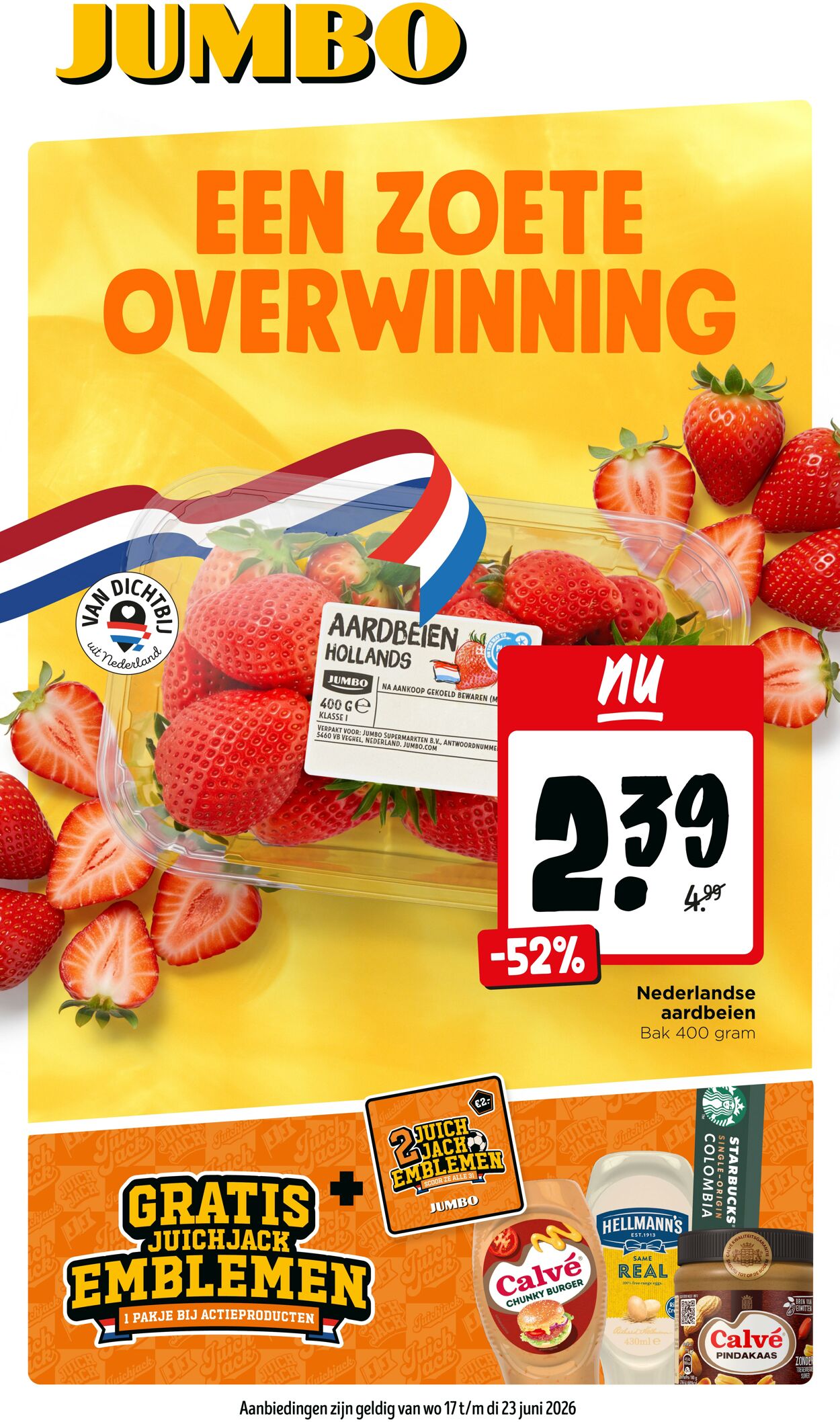 Folder Jumbo - Jumbo actiefolder - week 25 - 17 juni t/m 23 juni 2026 - Pagina 1 13 jun., 2026 - 21 jun., 2026