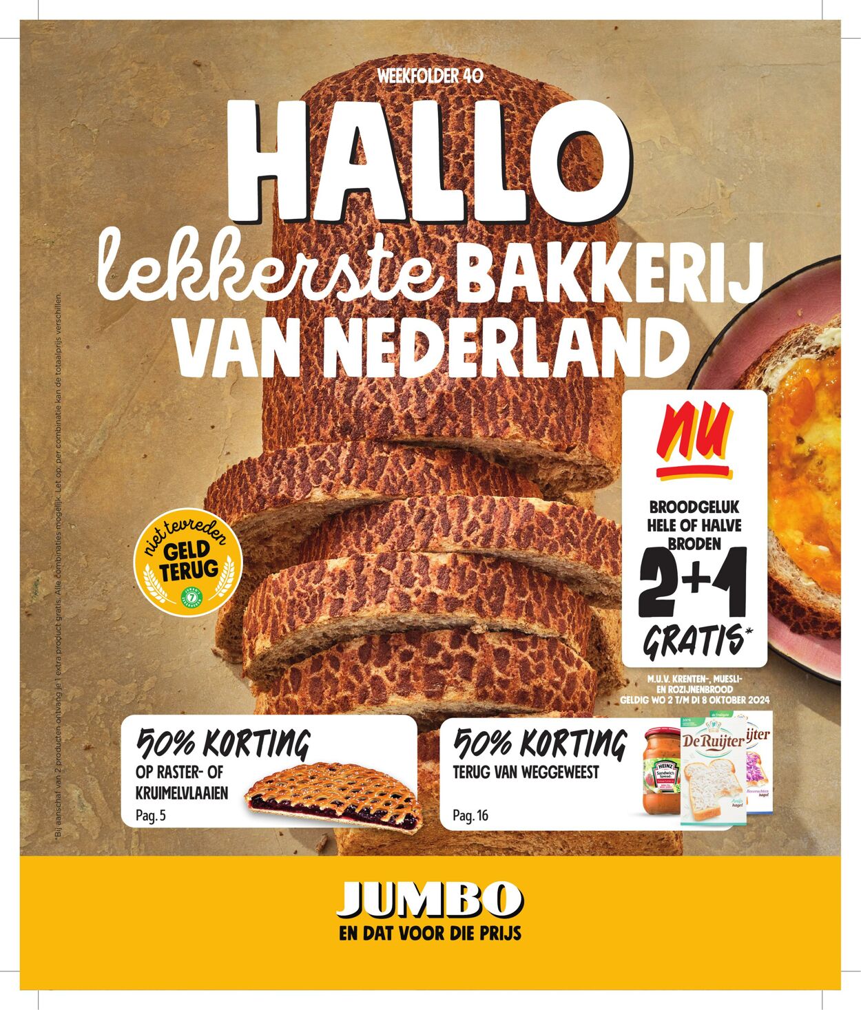 Folder Jumbo - Jumbo Supermarkten - Blader door de nieuwste folder van Jumbo | Week 40 - Pagina 1 2 okt., 2024 - 8 okt., 2024