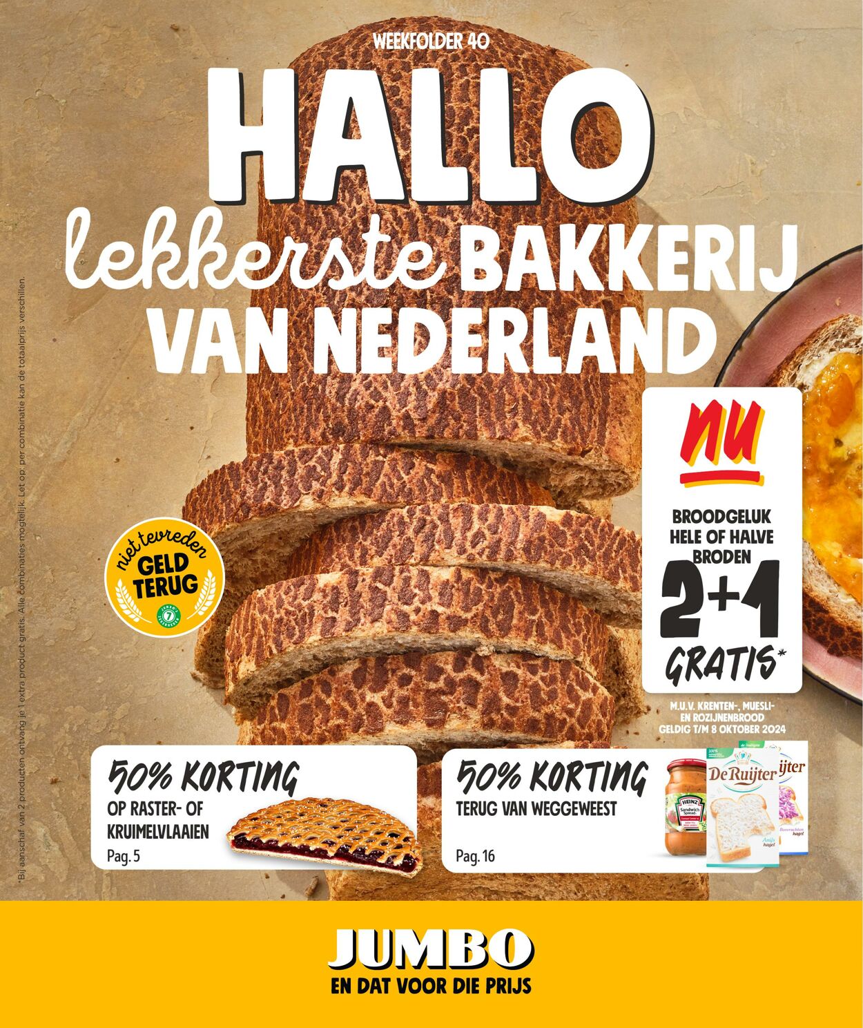 Folder Jumbo - Jumbo Supermarkten - Blader door de nieuwste folder van Jumbo | Week 40 - Pagina 1 25 sep., 2024 - 1 okt., 2024