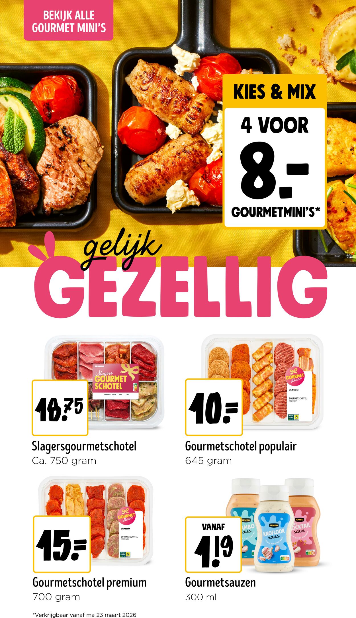 Folder Jumbo 21.03.2026 - 29.03.2026