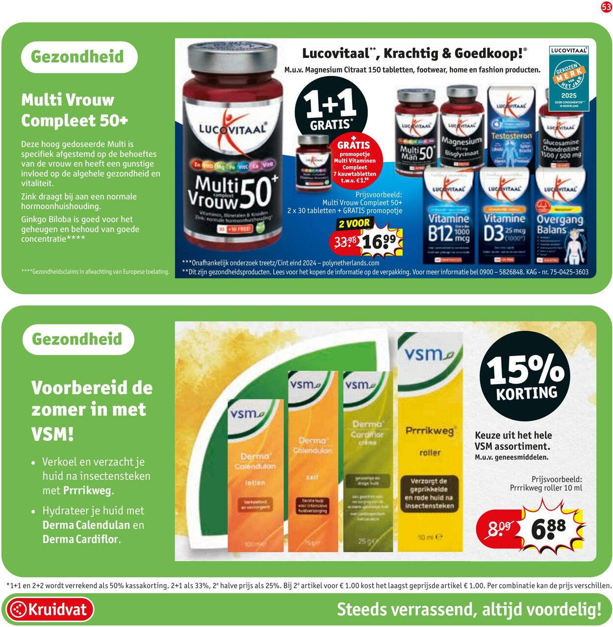 Folder Kruidvat 23.06.2025 - 06.07.2025