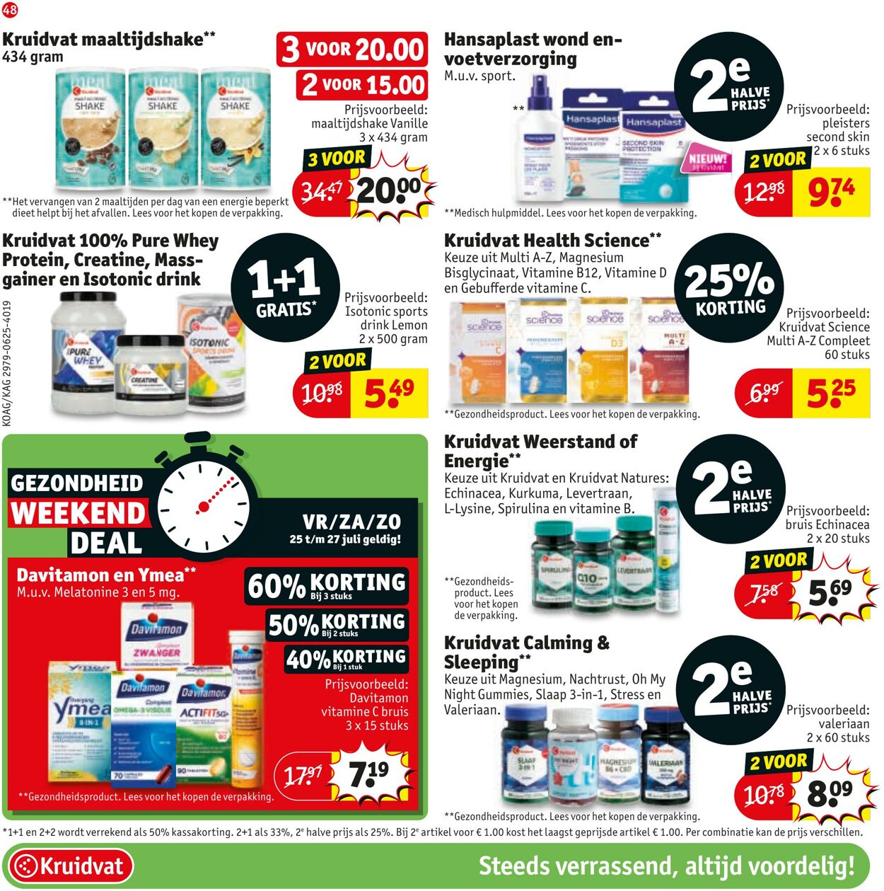 Folder Kruidvat 21.07.2025 - 03.08.2025