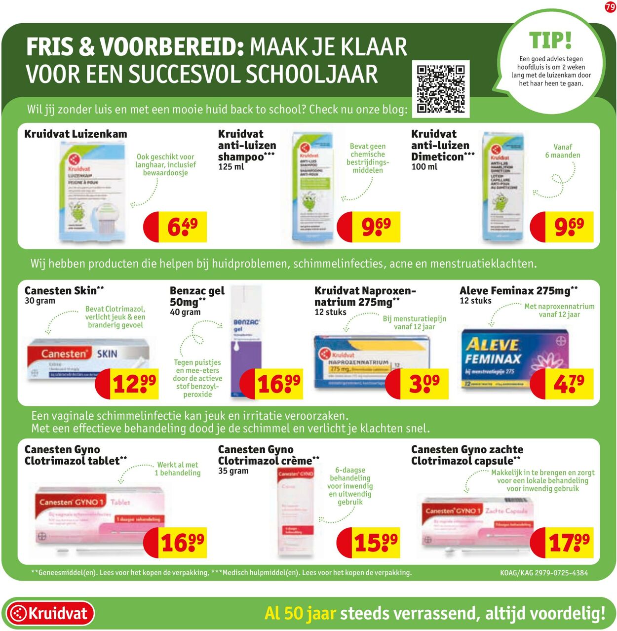 Folder Kruidvat 25.08.2025 - 07.09.2025