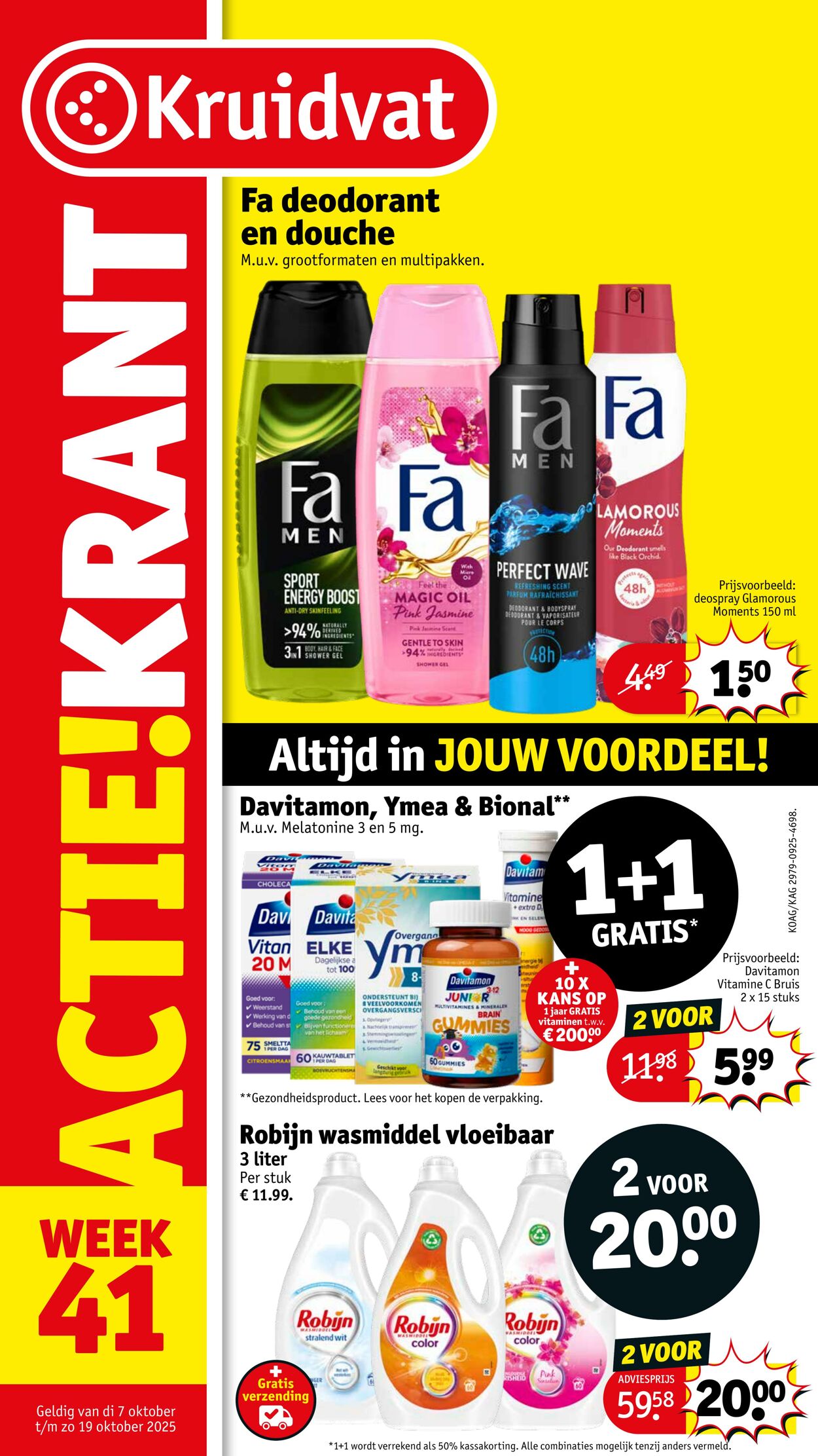 Folder Kruidvat 06.10.2025 - 19.10.2025