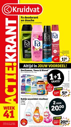 Folder Kruidvat 06.10.2025 - 19.10.2025