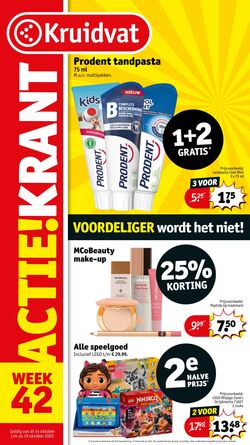 Folder Kruidvat 13.10.2025 - 19.10.2025