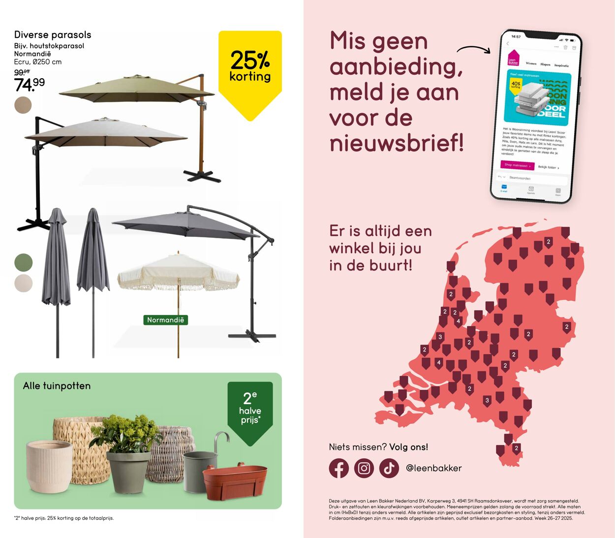Folder Leen Bakker 23.06.2025 - 06.07.2025