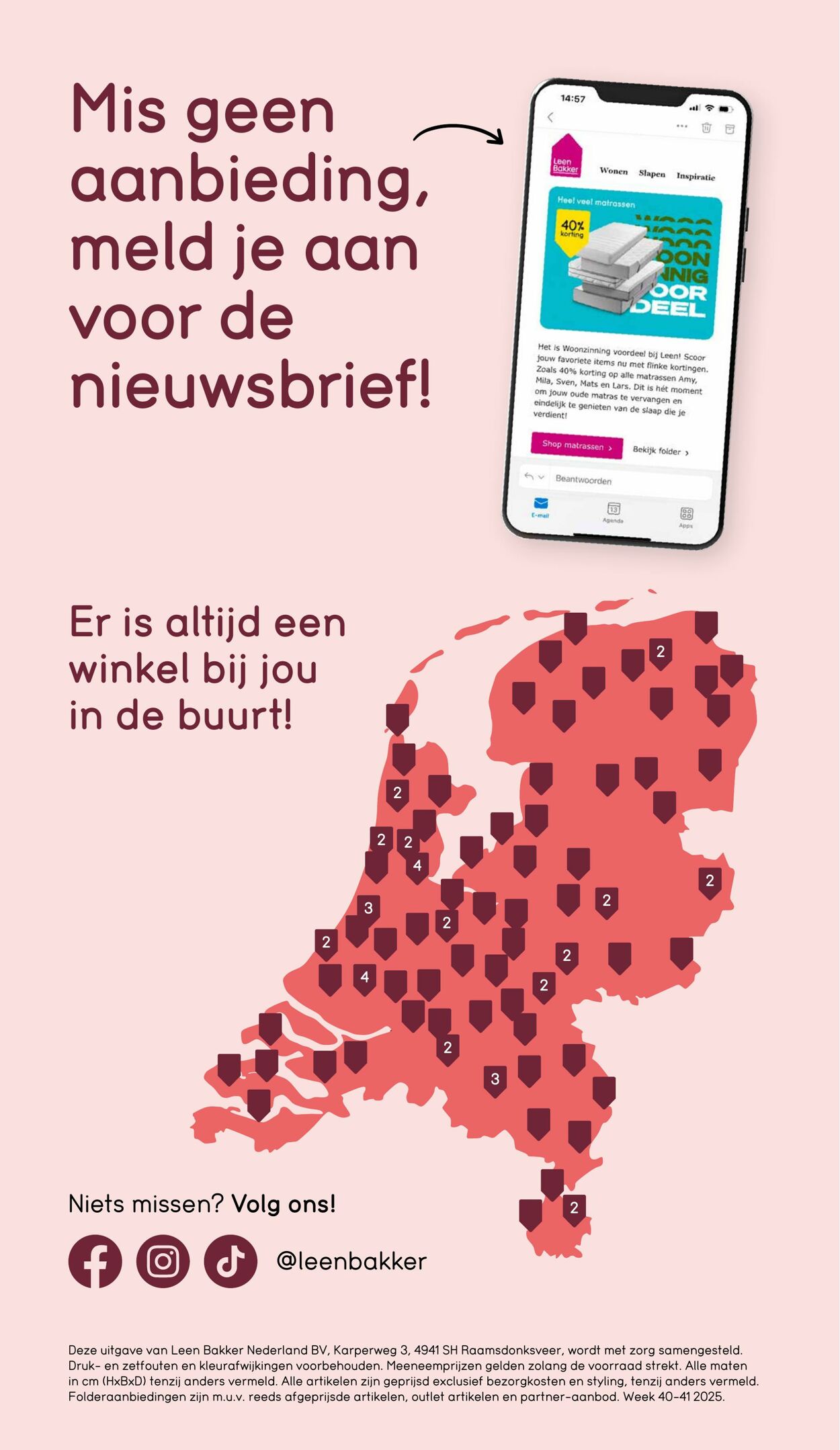 Folder Leen Bakker 29.09.2025 - 12.10.2025