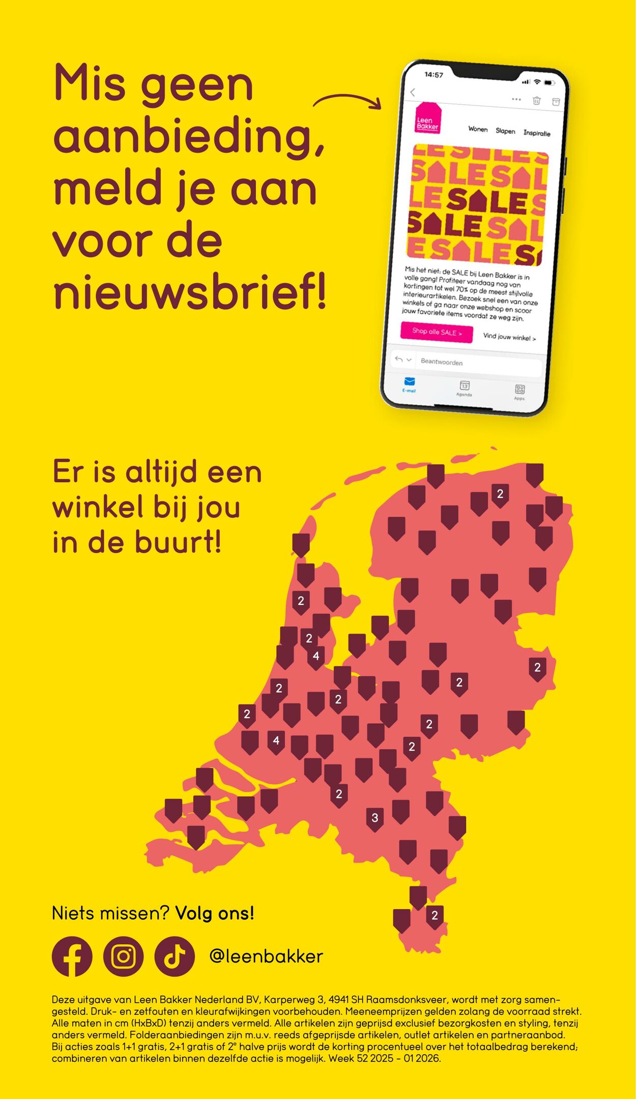 Folder Leen Bakker 22.12.2025 - 04.01.2026