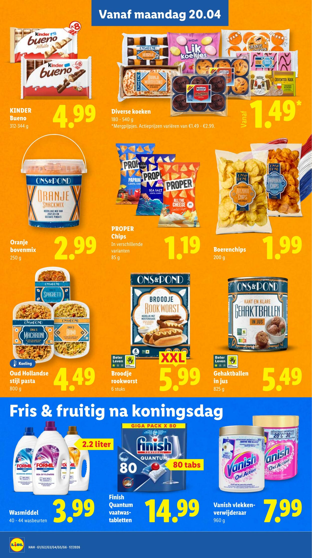 Folder Lidl 20.04.2026 - 26.04.2026