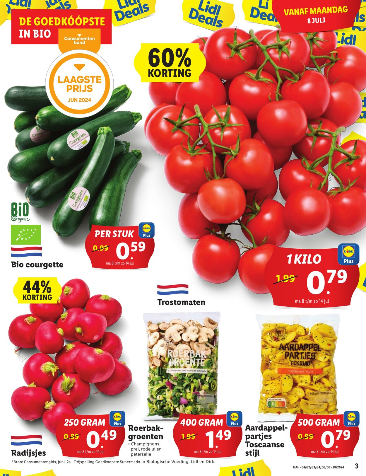 Folder Lidl 08.07.2024 - 14.07.2024