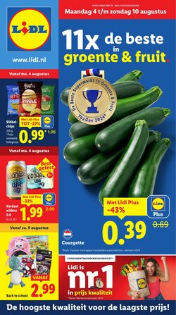 Folder Lidl 04.08.2025 - 10.08.2025