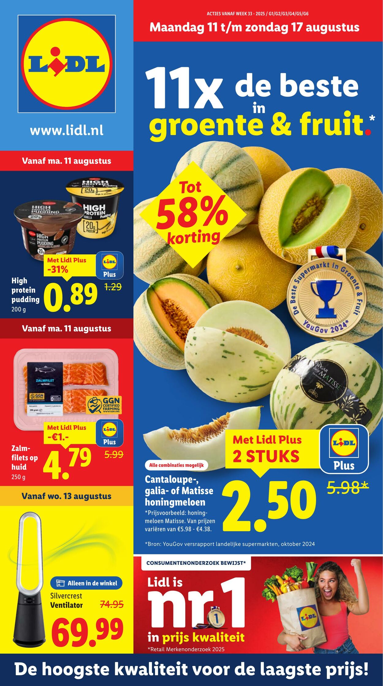 Folder Lidl 11.08.2025 - 17.08.2025