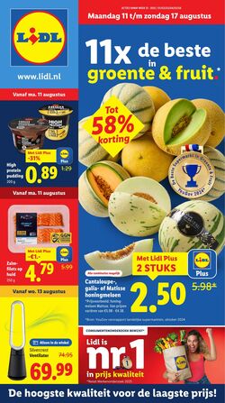 Folder Lidl 11.08.2025 - 17.08.2025