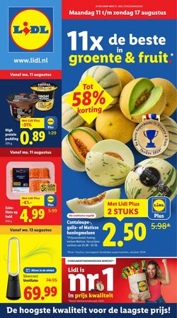 Folder Lidl 11.08.2025 - 17.08.2025