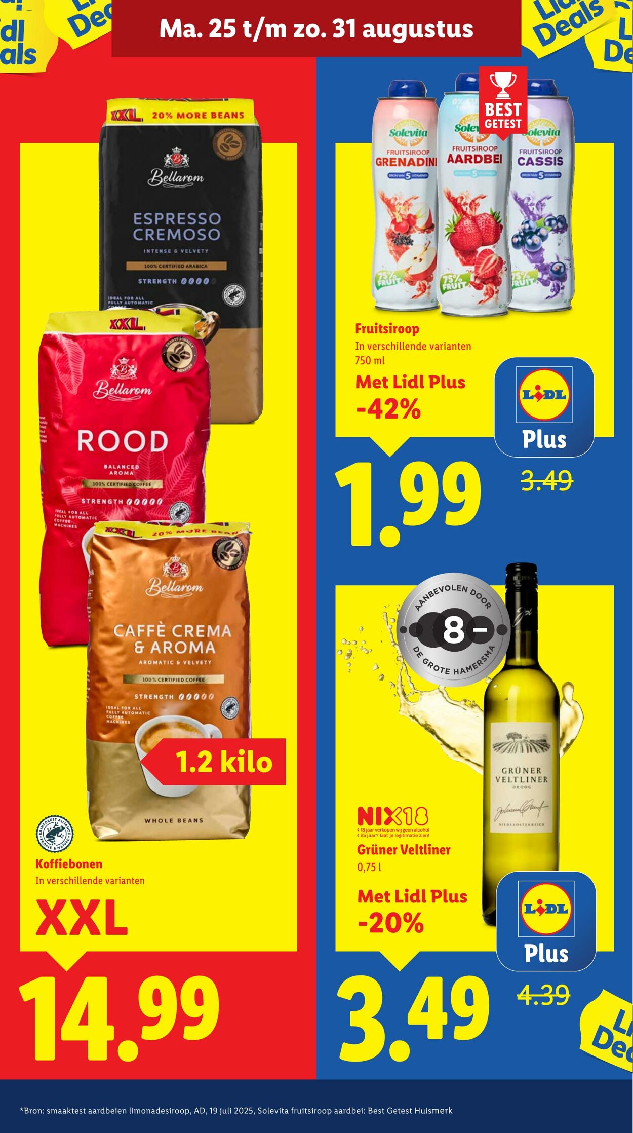 Folder Lidl 25.08.2025 - 31.08.2025