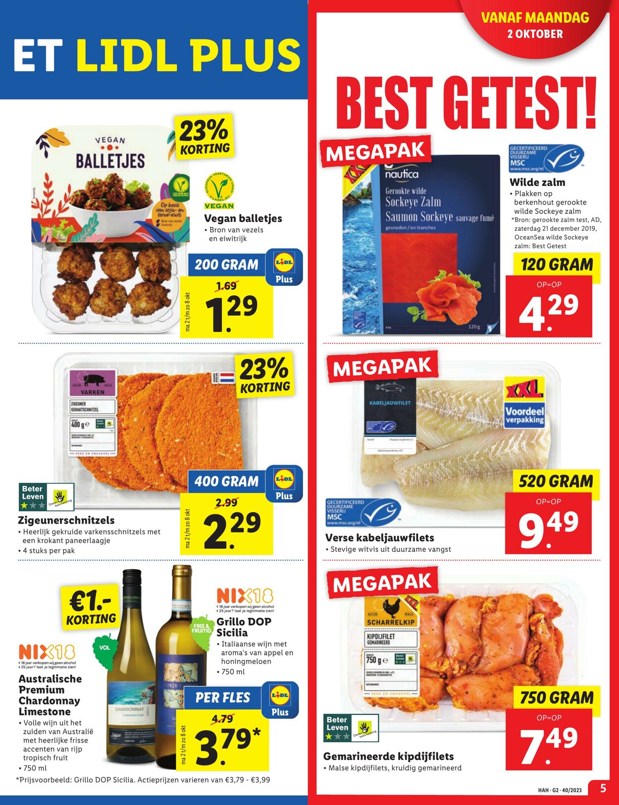 Folder Lidl 02.10.2023 - 08.10.2023