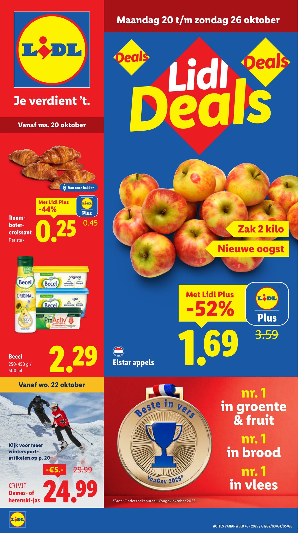 Folder Lidl 20.10.2025 - 26.10.2025