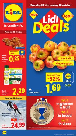 Folder Lidl 20.10.2025 - 26.10.2025