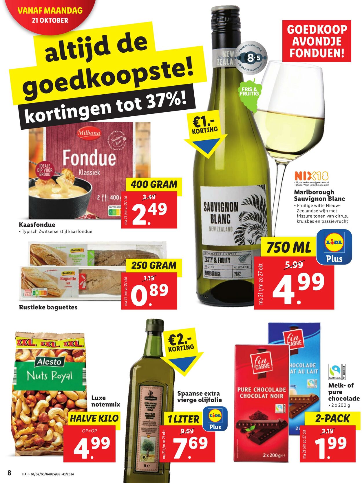 Folder Lidl 21.10.2024 - 27.10.2024