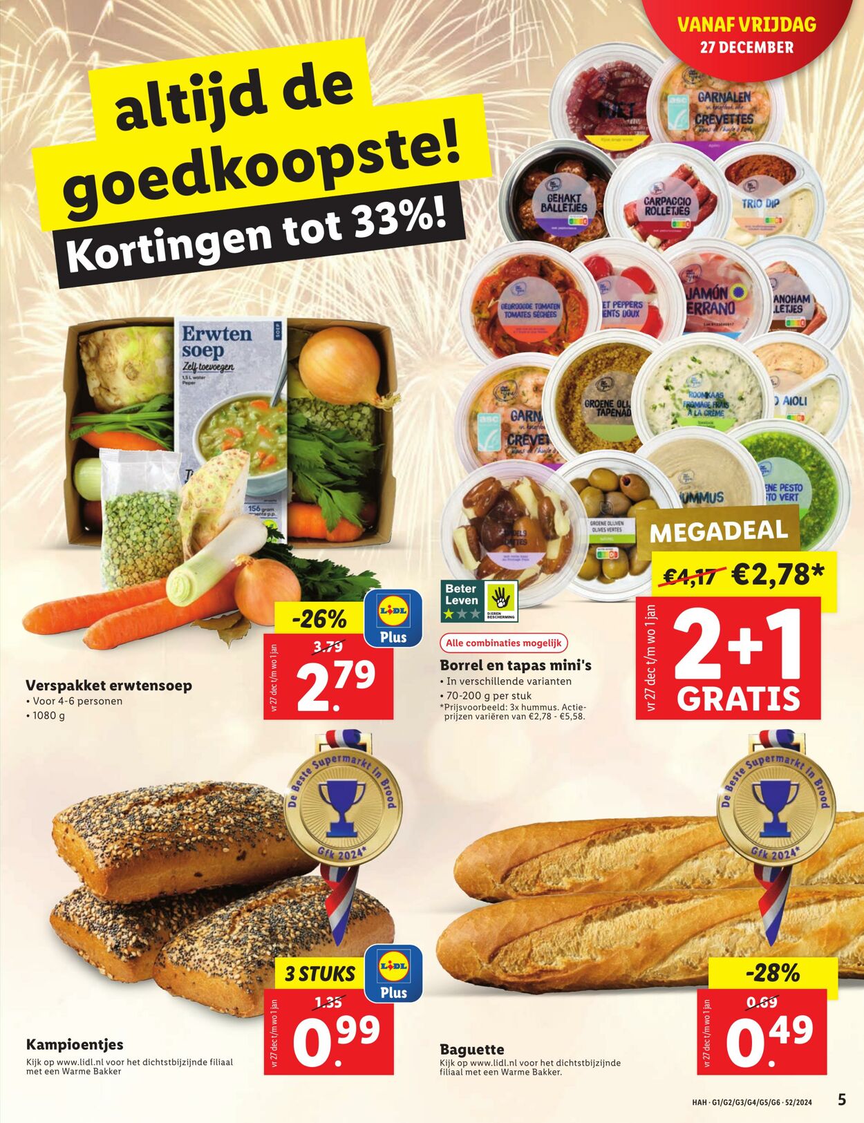 Folder Lidl 23.12.2024 - 01.01.2025