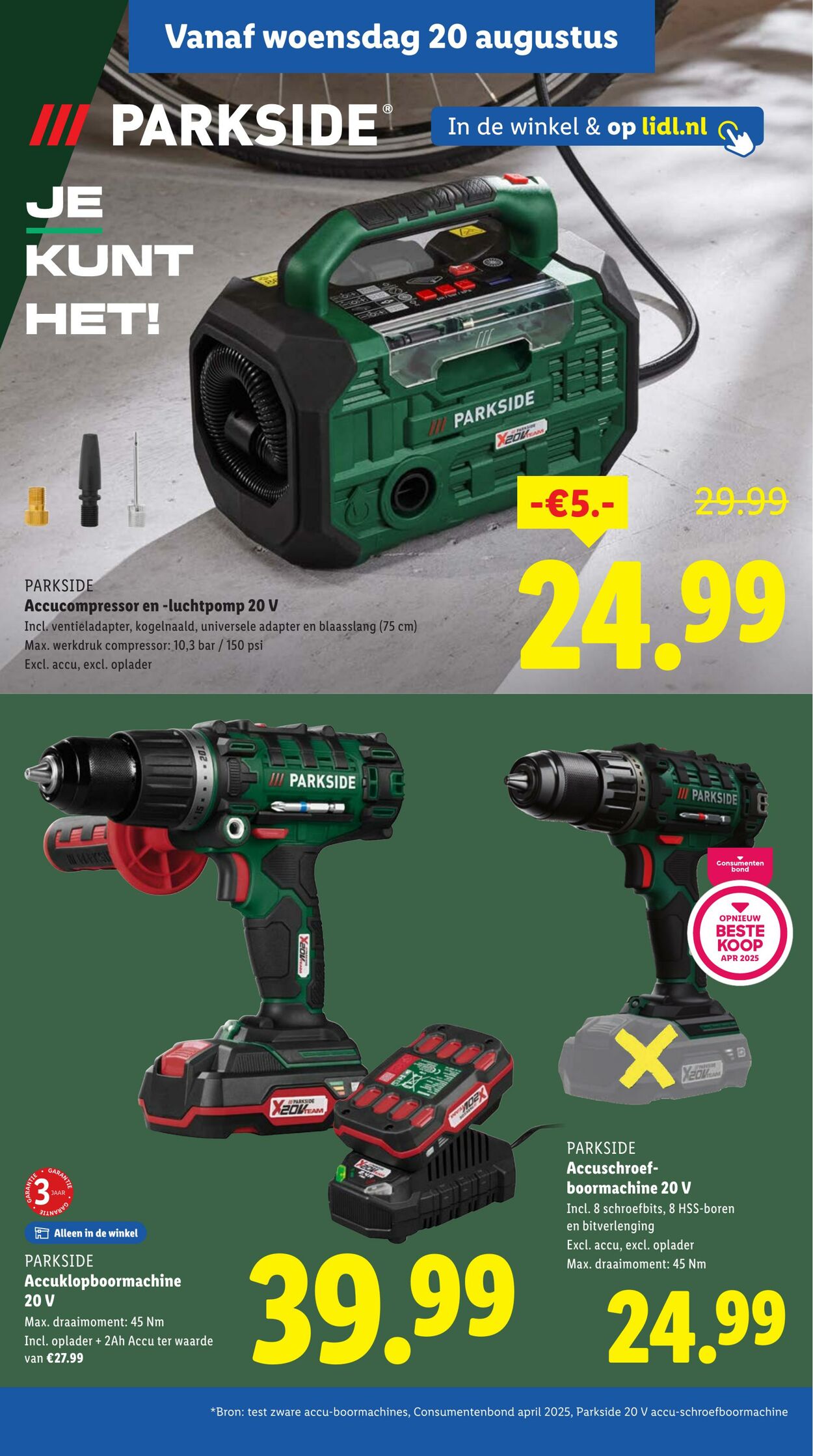 Folder Lidl 20.08.2025 - 26.08.2025