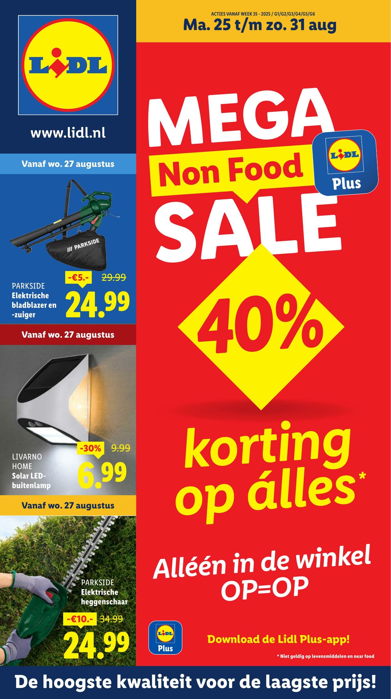 Folder Lidl 27.08.2025 - 02.09.2025