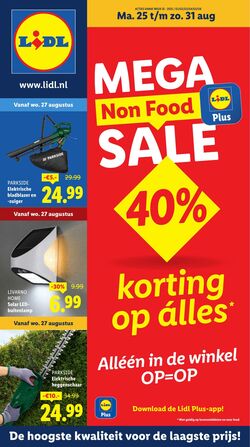 Folder Lidl 27.08.2025 - 02.09.2025
