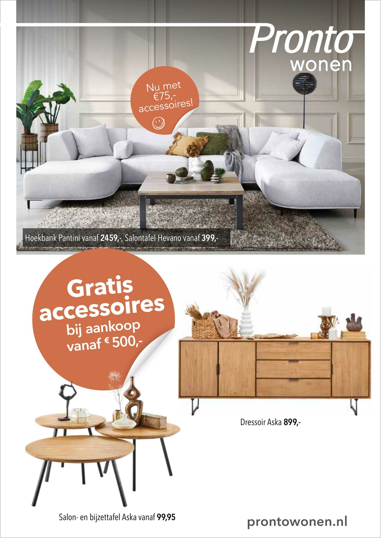 Folder Pronto Wonen 13.10.2025 - 13.11.2025