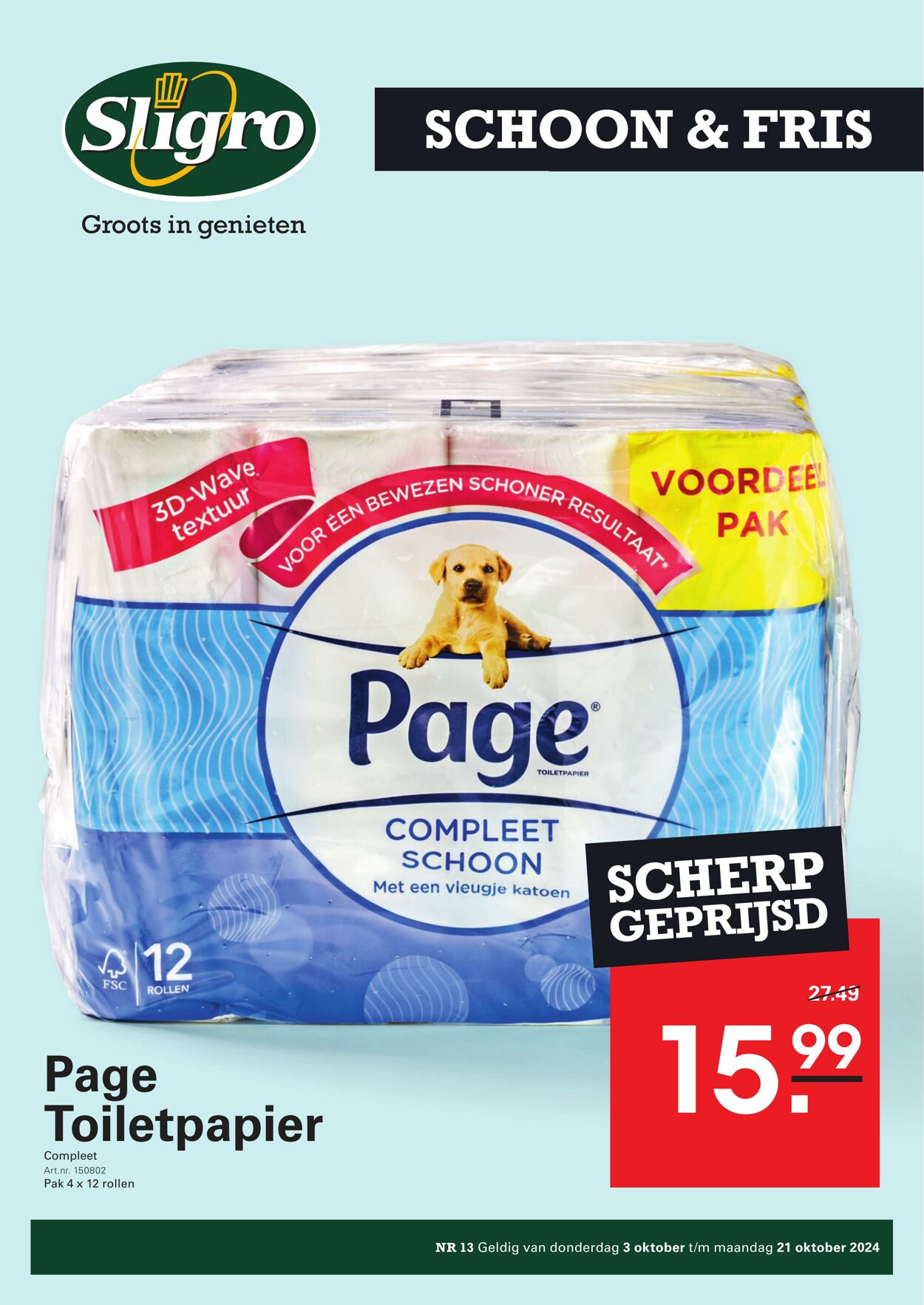 Folder Sligro 02.10.2024 - 21.10.2024