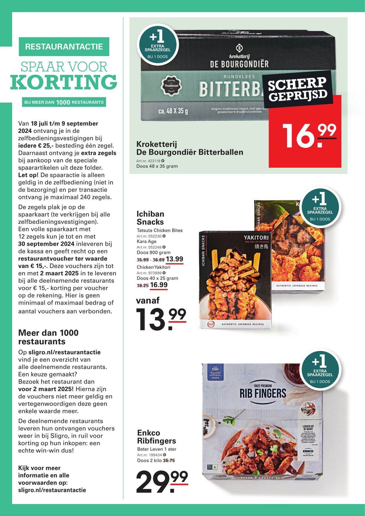 Folder Sligro 15.08.2024 - 09.09.2024