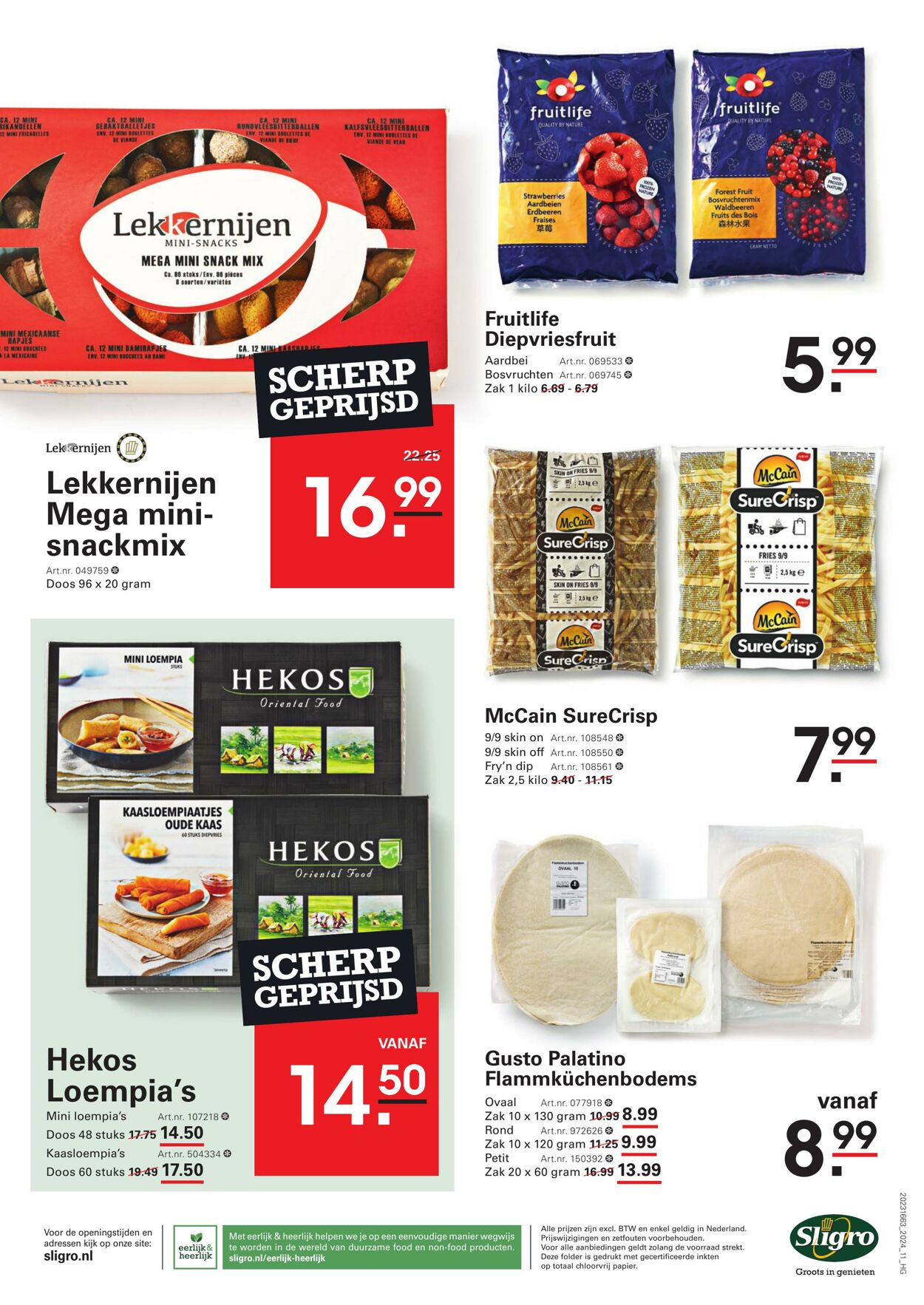 Folder Sligro 15.08.2024 - 09.09.2024